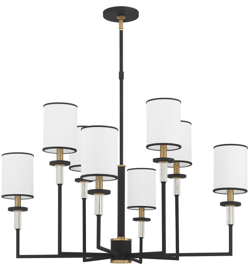 Crystorama - Hatfield 33.25" Chandelier by Crystorama - Image 6