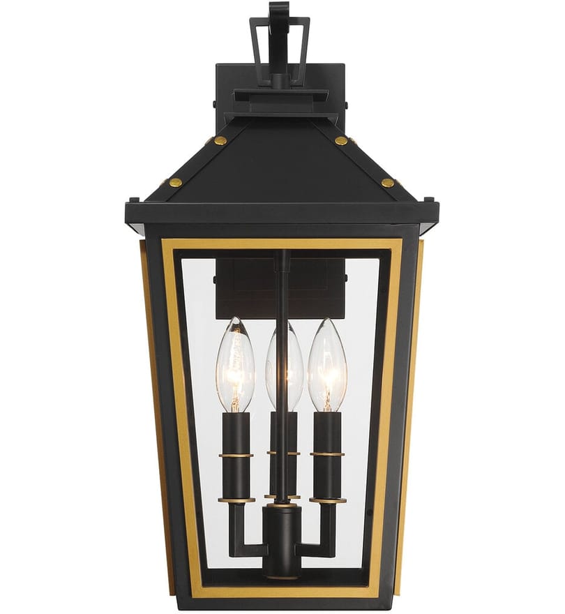 Crystorama - HAW-602-MK-TG - Hawkins 19.5" Outdoor Wall Sconce by Crystorama - Image 4