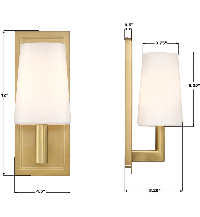 Crystorama - Hogan 12-Inch Wall Sconce by Crystorama - Image 3