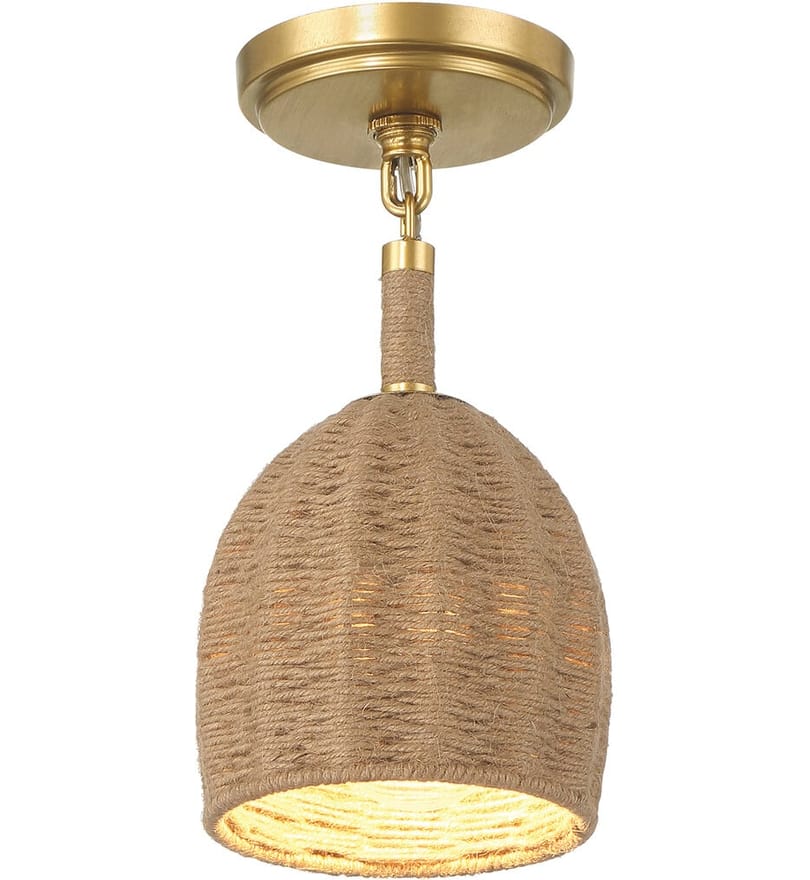 Crystorama - JAC-10502-SG_CEILING - Jace 6" Semi-Flush Mount by Crystorama