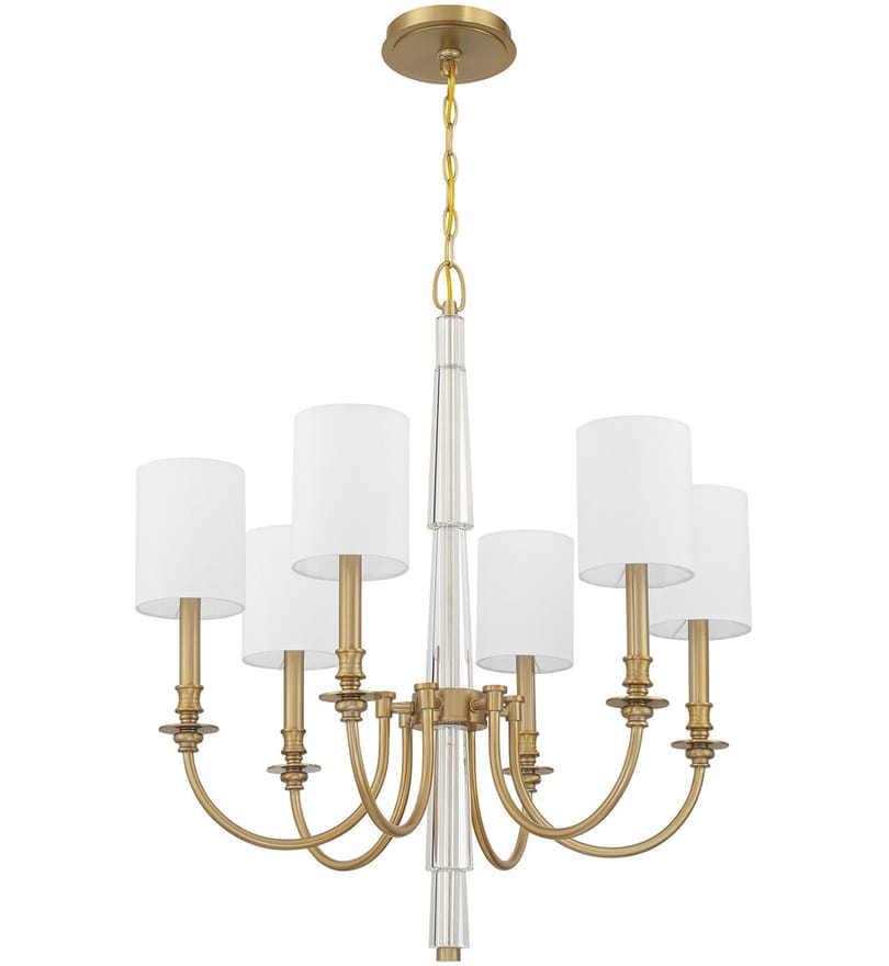 Crystorama - LLO-486-AG - Lloyd 26" Chandelier by Crystorama - Image 5