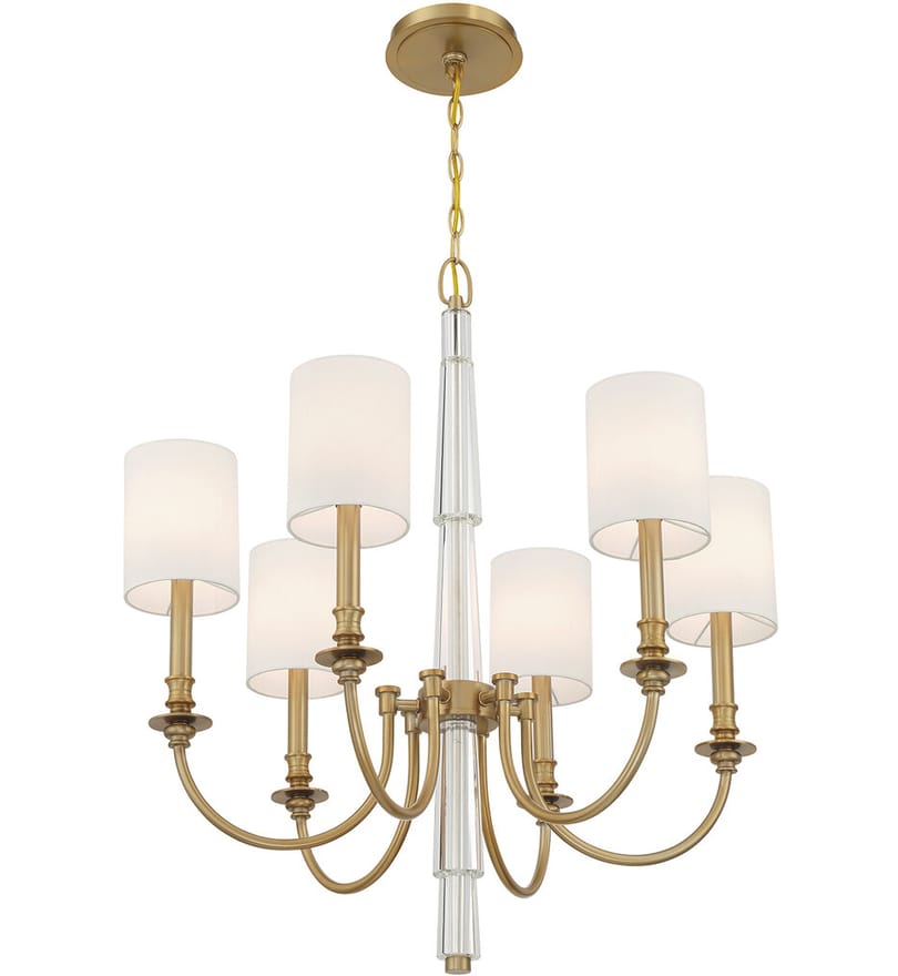 Crystorama - LLO-486-AG - Lloyd 26" Chandelier by Crystorama - Image 7