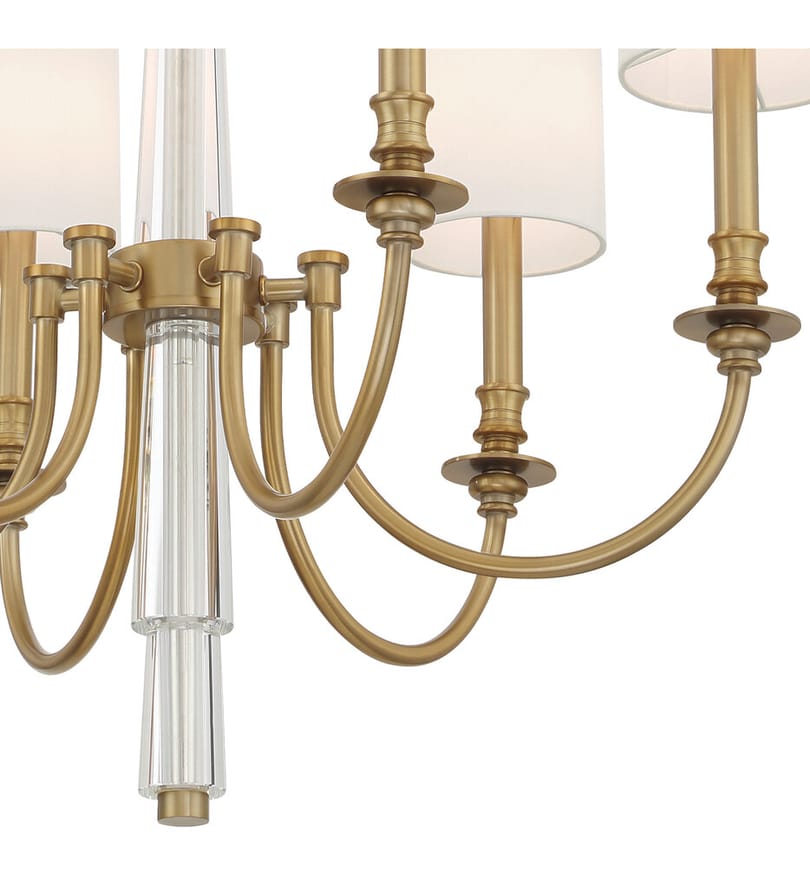 Crystorama - LLO-486-AG - Lloyd 26" Chandelier by Crystorama - Image 6