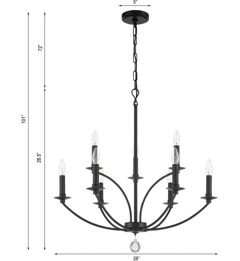 Crystorama - Mila 28" Chandelier by Crystorama - Image 2