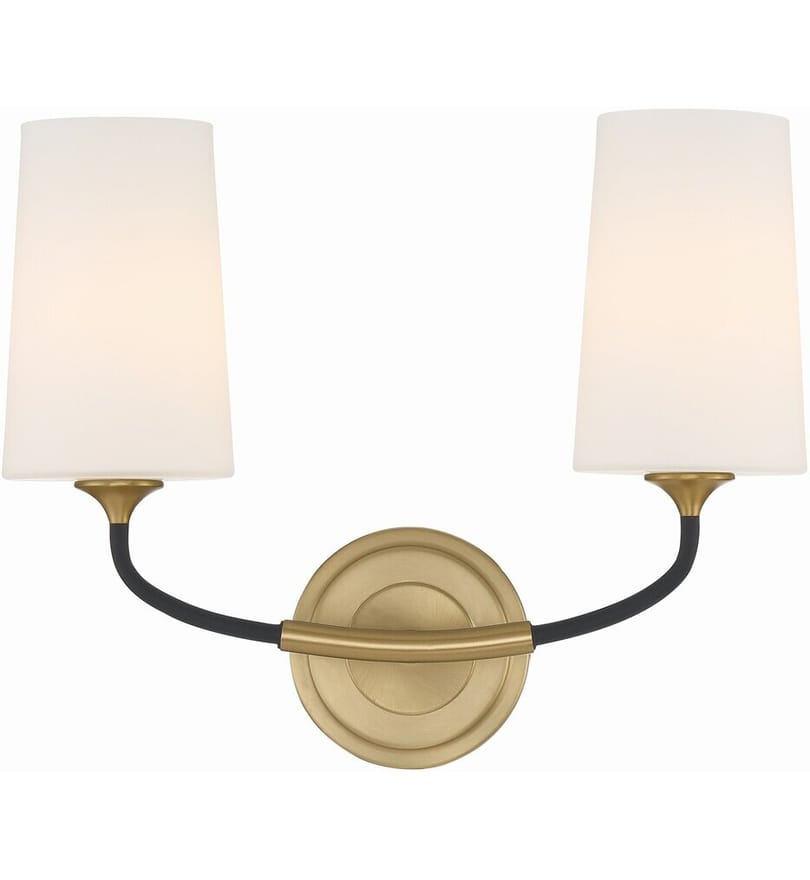 Crystorama - NIL-70012-BF-MG - Niles 15" Wall Sconce by Crystorama