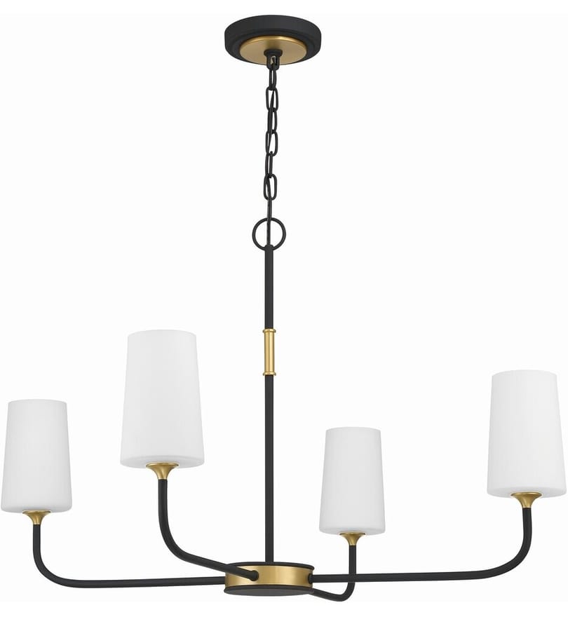 Crystorama - NIL-70015-BF-MG - Niles 34" Chandelier by Crystorama - Image 4