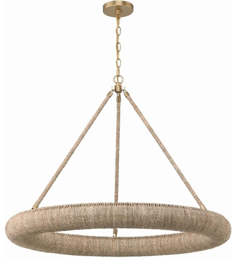 Crystorama - OAK-7538-SG - Oakley 32" Chandelier by Crystorama