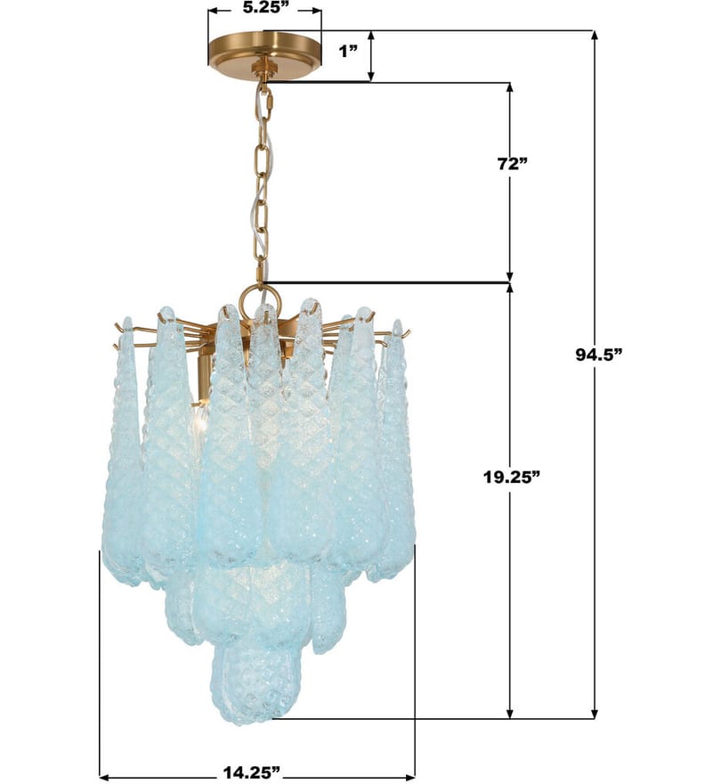 Crystorama - Ollie 14.25" Pendant by Crystorama - Image 2