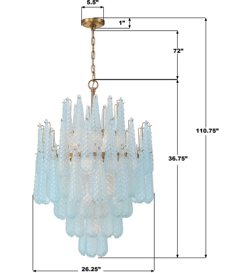 Crystorama - Ollie 26.25" Chandelier by Crystorama - Image 2