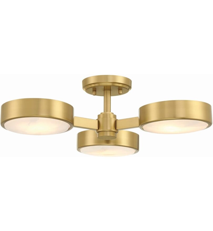 Crystorama - Orson 22.5" Semi Flush by Crystorama