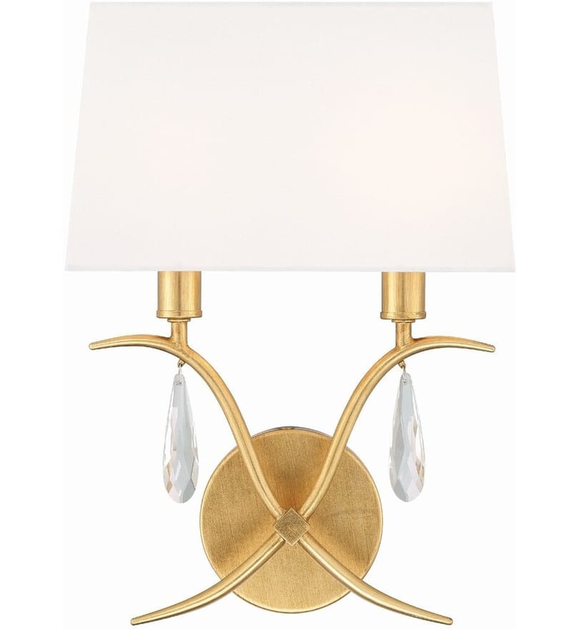 Crystorama - ROL-18802-GA - Rollins 14" Wall Sconce by Crystorama
