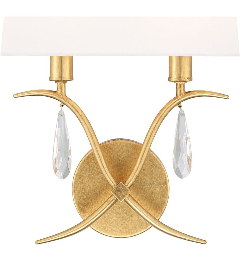 Crystorama - ROL-18802-GA - Rollins 14" Wall Sconce by Crystorama - Image 5