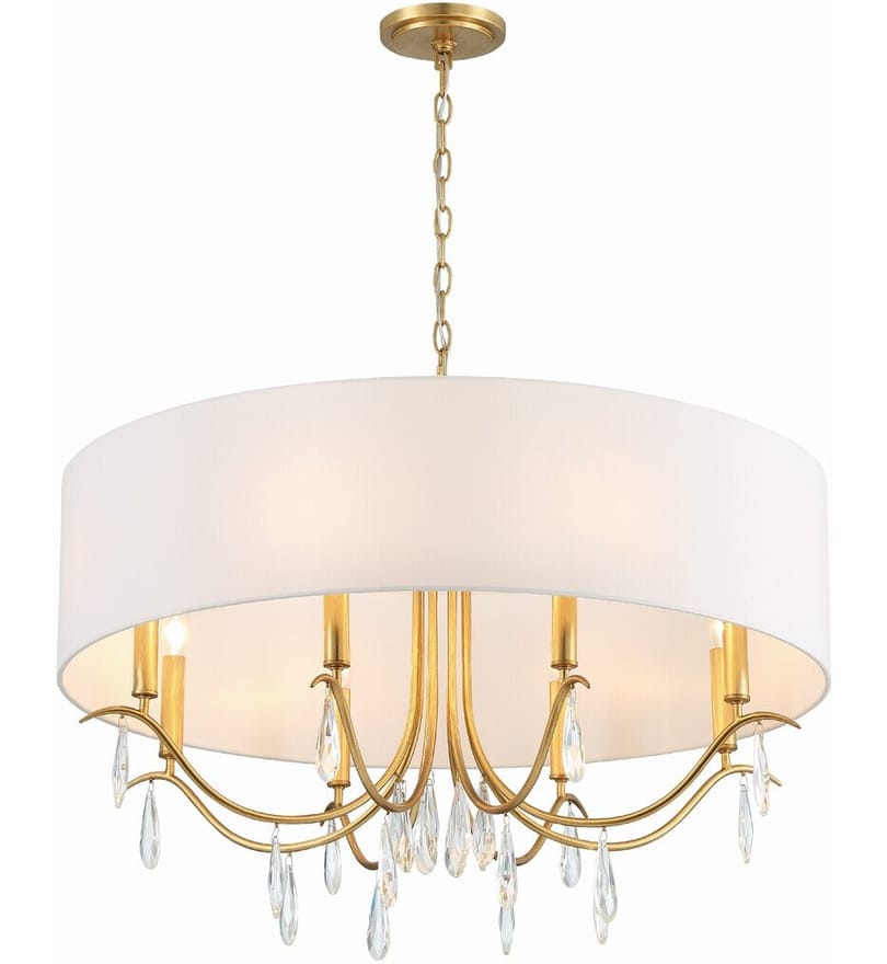 Crystorama - ROL-18808-GA - Rollins 32" Chandelier by Crystorama - Image 2