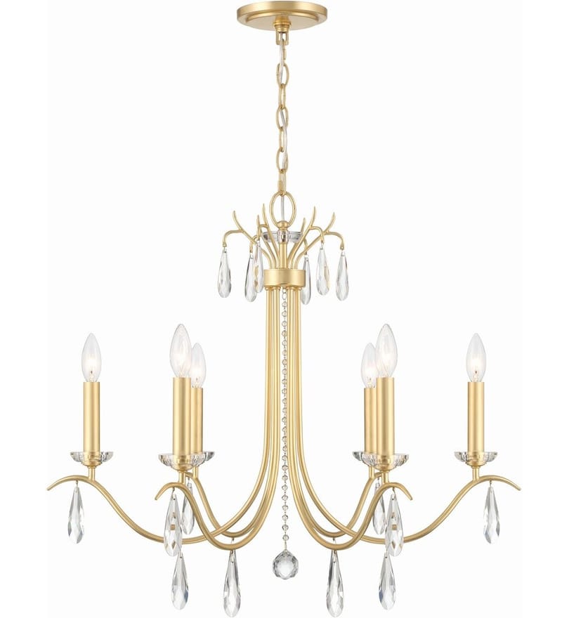 Crystorama - ROL-18816-GA - Rollins 28" Chandelier by Crystorama - Image 5