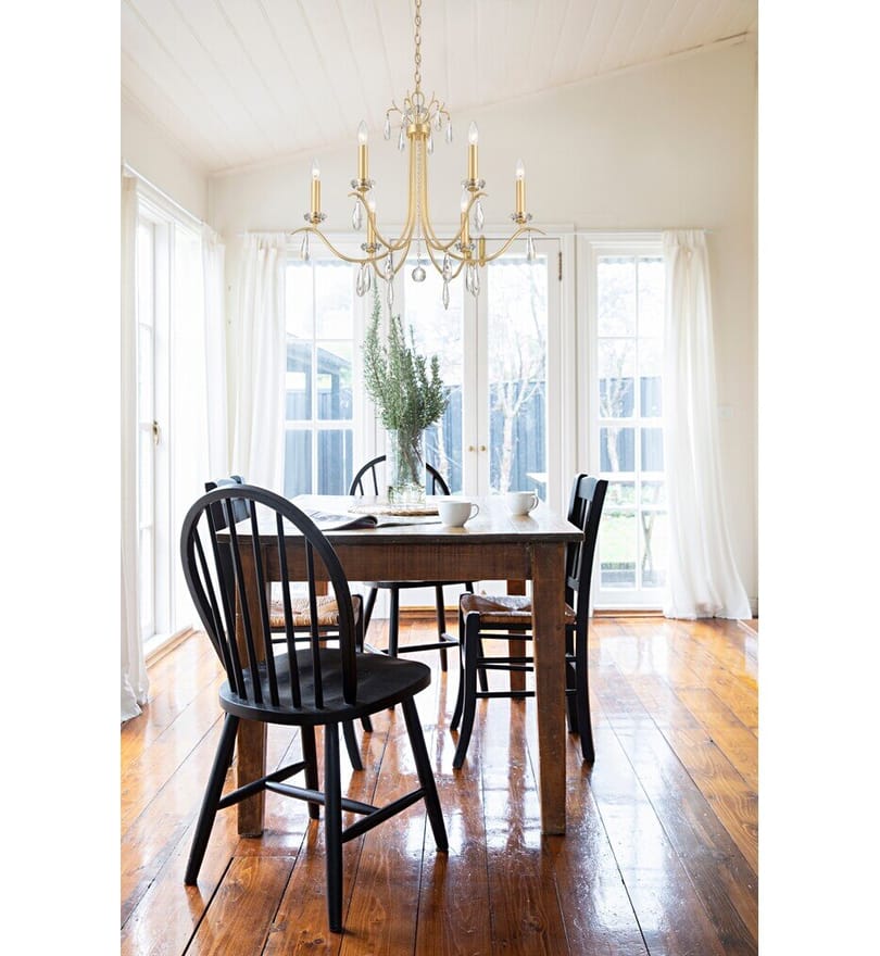 Crystorama - ROL-18816-GA - Rollins 28" Chandelier by Crystorama - Image 4