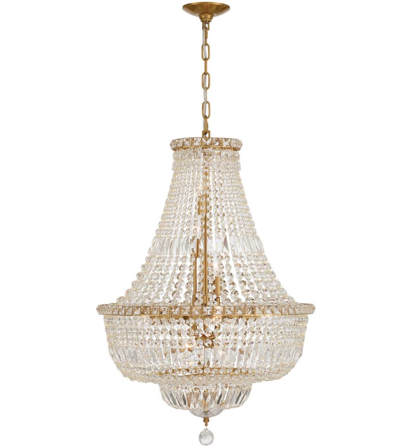 Crystorama - ROS-A1009-AG-CL-MWP - Roslyn 22-Inch Chandelier by Crystorama - Image 5