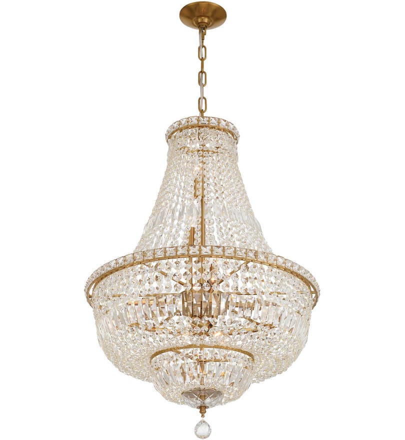 Crystorama - ROS-A1009-AG-CL-MWP - Roslyn 22-Inch Chandelier by Crystorama - Image 6