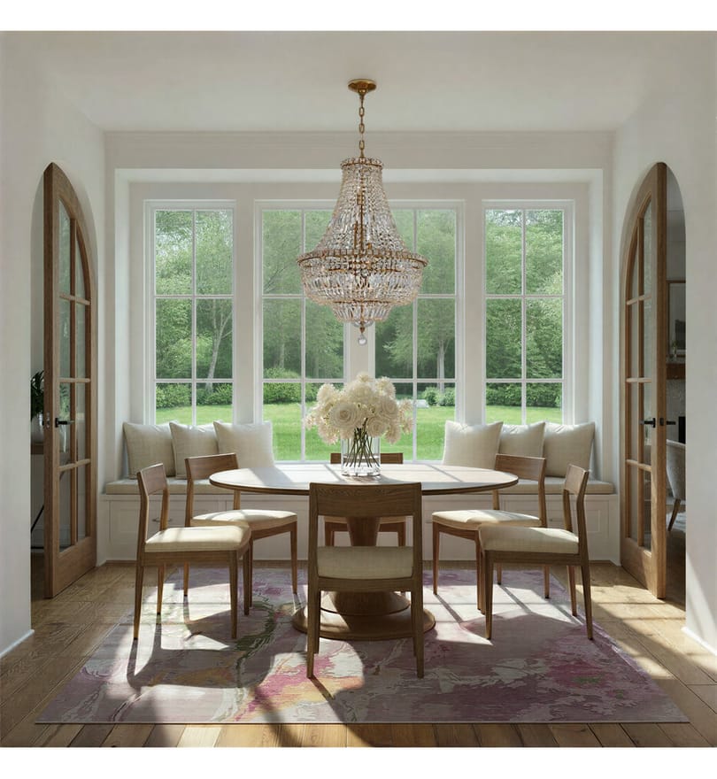 Crystorama - ROS-A1009-AG-CL-MWP - Roslyn 22-Inch Chandelier by Crystorama - Image 2