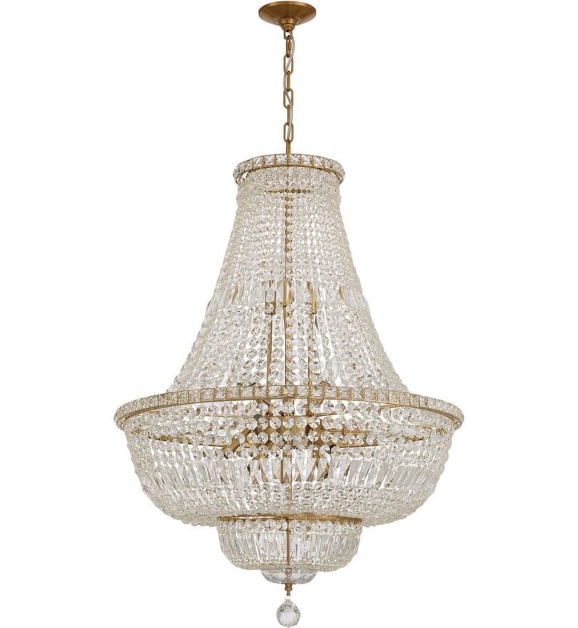 Crystorama - ROS-A1015-AG-CL-MWP - Roslyn 28-Inch Chandelier by Crystorama - Image 4
