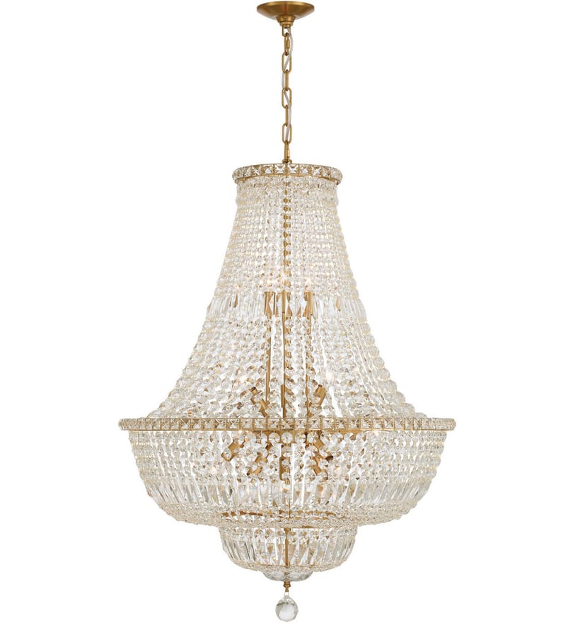 Crystorama - ROS-A1015-AG-CL-MWP - Roslyn 28-Inch Chandelier by Crystorama - Image 5