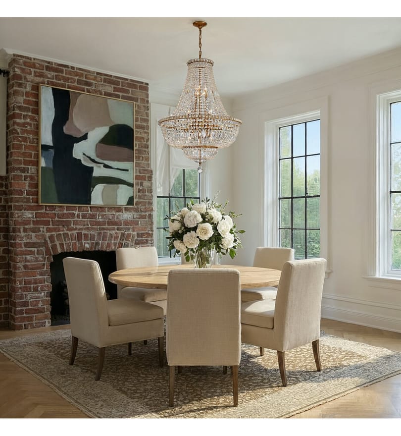 Crystorama - ROS-A1015-AG-CL-MWP - Roslyn 28-Inch Chandelier by Crystorama - Image 2