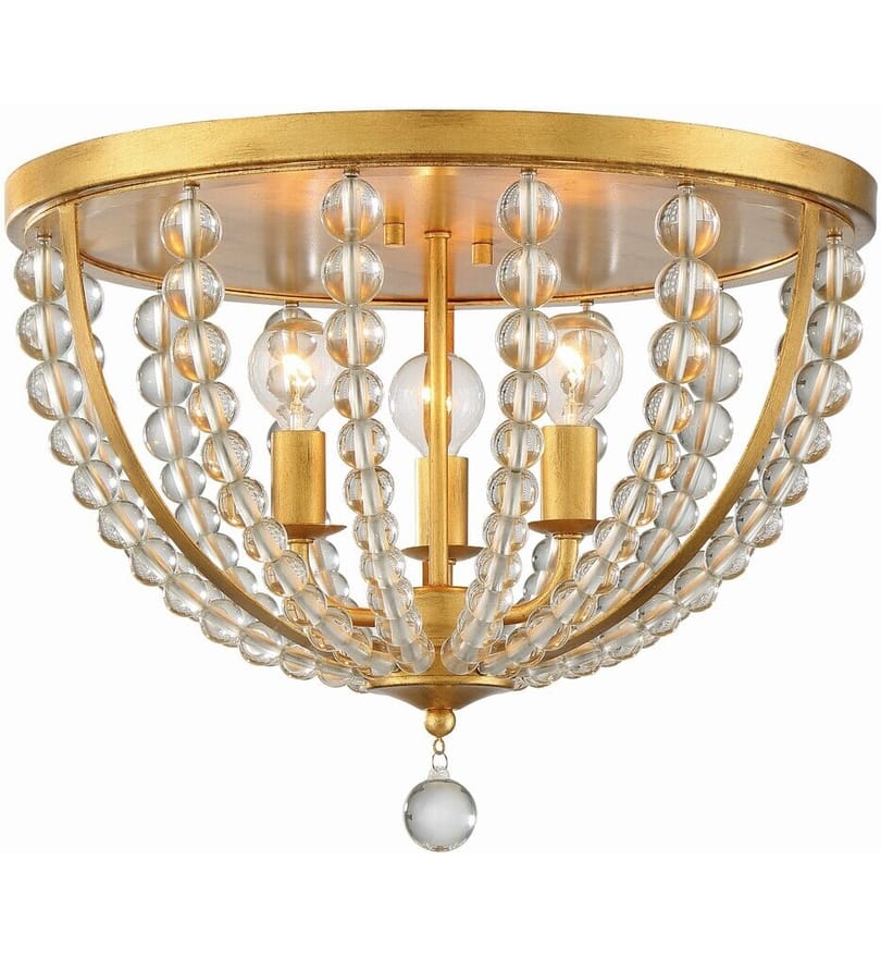 Crystorama - ROX-A9000-GA - Roxy 16.5" Flush Mount by Crystorama