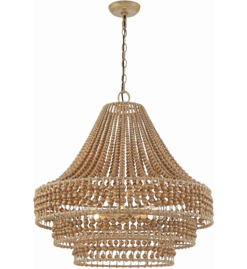 Crystorama - SIL-B6006-BS - Silas 26.75" Chandelier by Crystorama