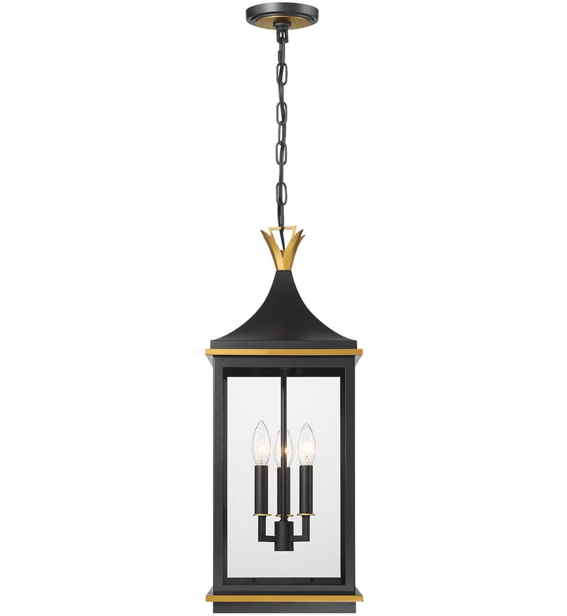 Crystorama - SIM-805-MK-TG - Simpson 10" Outdoor Pendant by Crystorama - Image 4