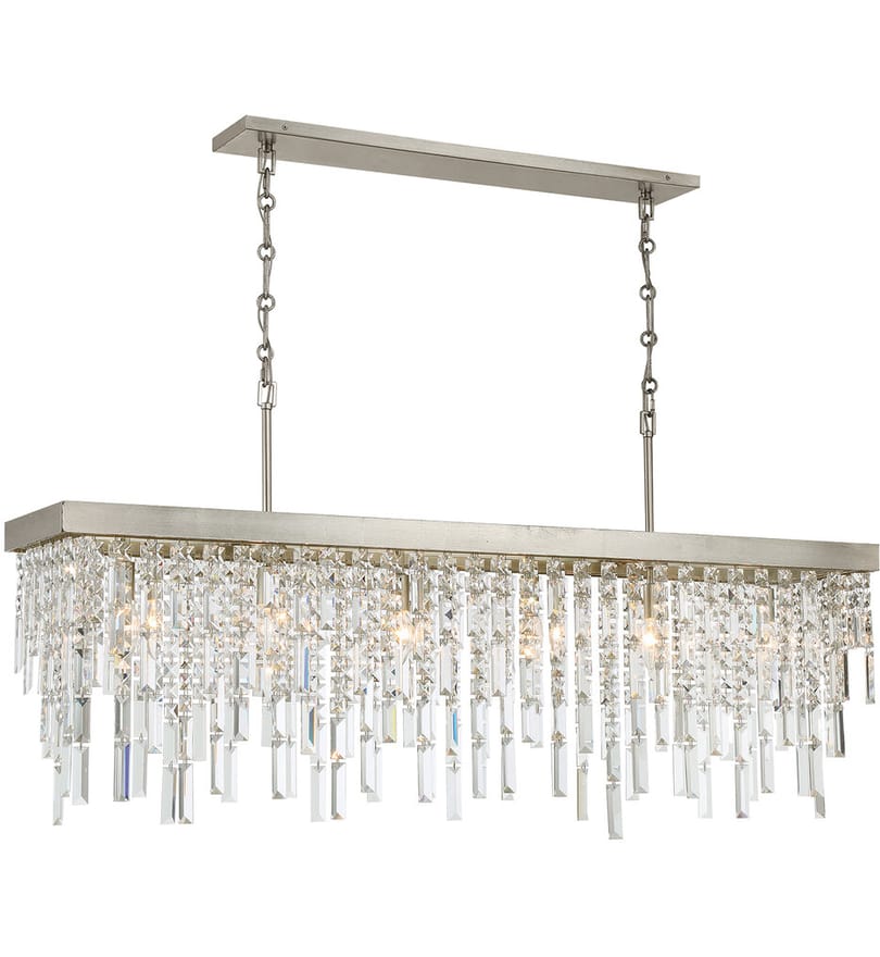 Crystorama - WIN-217-SA-CL-MWP - Winfield 49" Chandelier by Crystorama