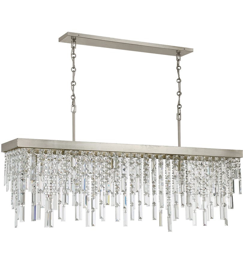 Crystorama - WIN-217-SA-CL-MWP - Winfield 49" Chandelier by Crystorama - Image 3
