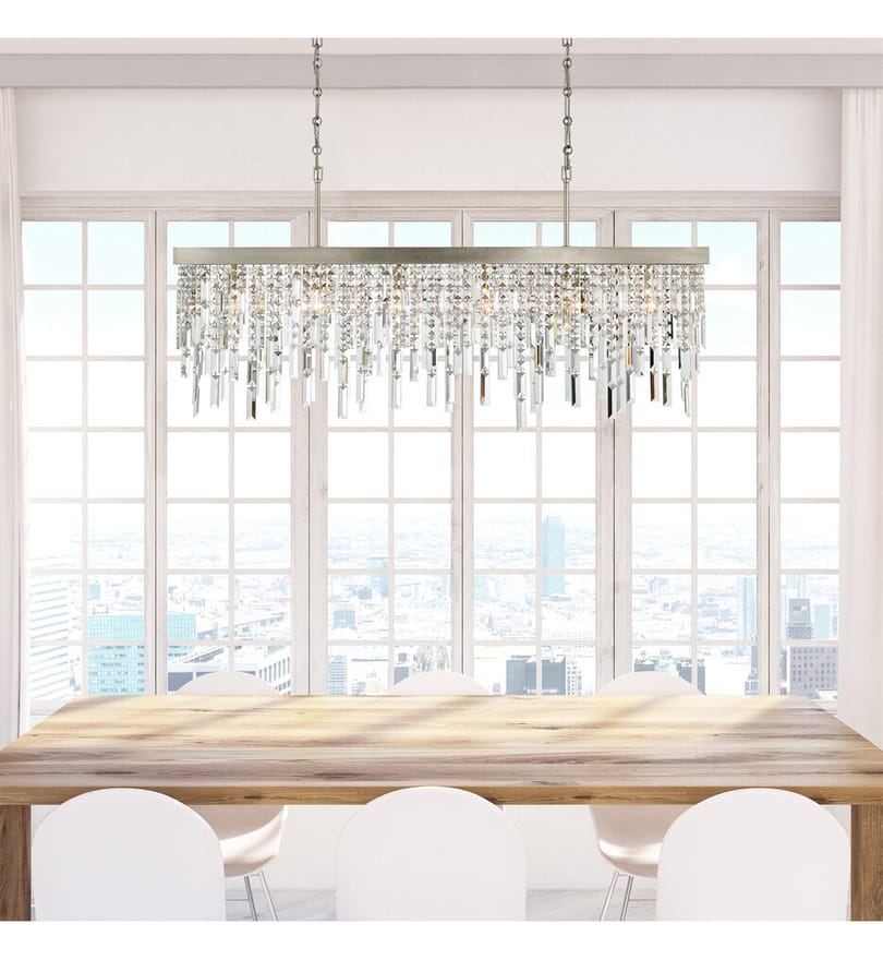 Crystorama - WIN-217-SA-CL-MWP - Winfield 49" Chandelier by Crystorama - Image 4