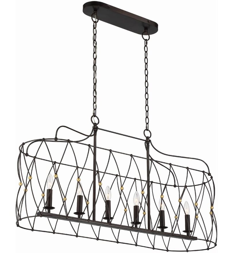 Crystorama - ZUC-A9037-EB-GA - Zucca 42.5" Chandelier by Crystorama - Image 2