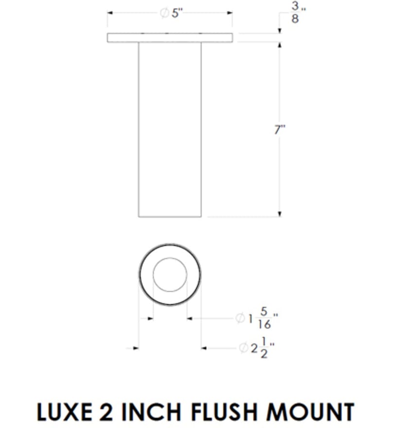 CSL - Luxe Cylinder Flush Mount by CSL - Image 2