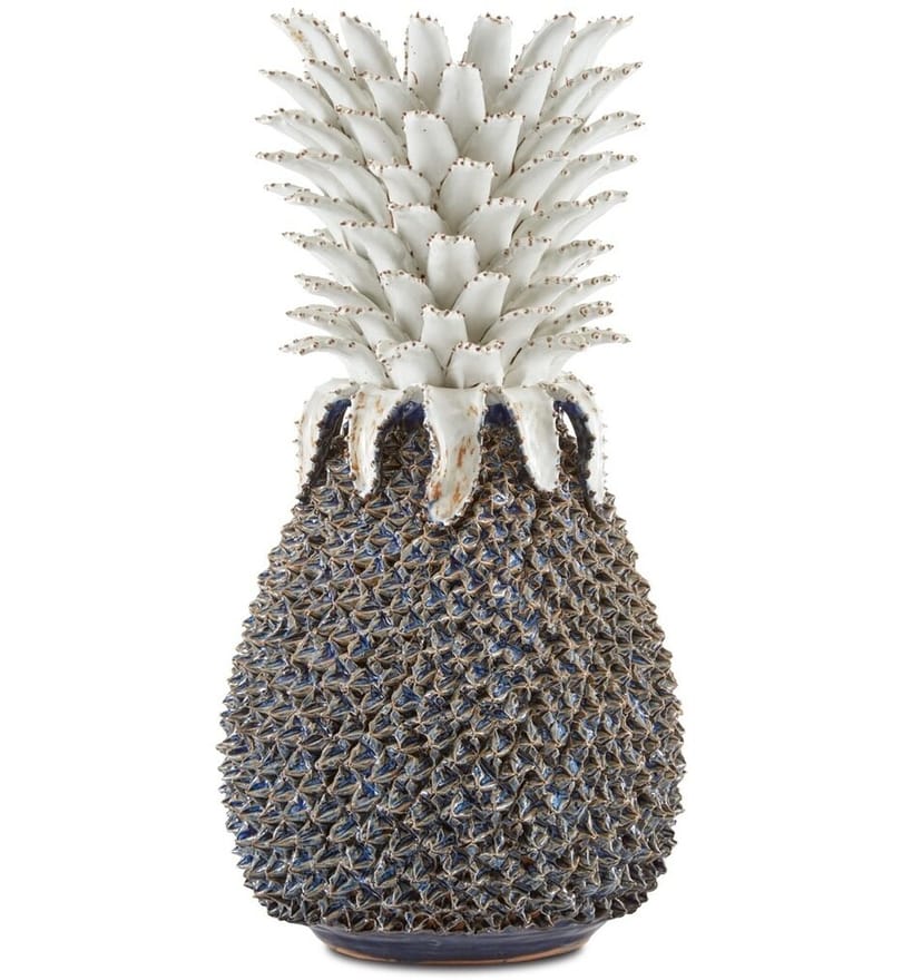 Currey & Company - Waikiki Blue Pineapple by Currey & Company