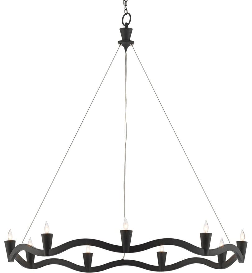 Currey & Company - Serpentina 37" Chandelier by Currey & Company - Image 3
