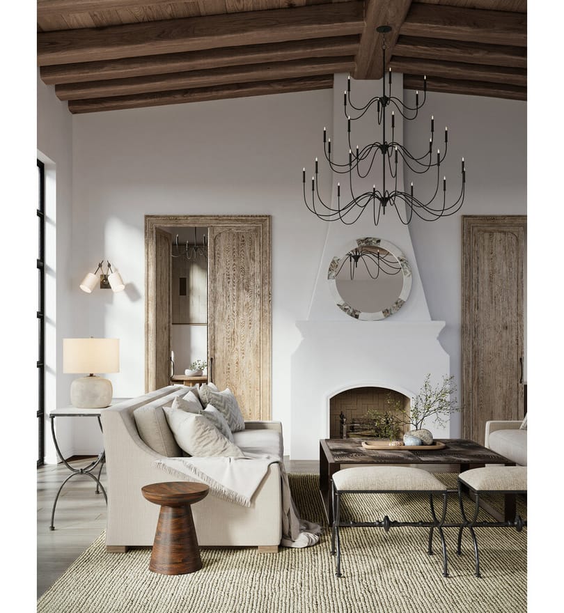 Currey & Company - 9000-0655 - Tirrell 58" Chandelier by Currey & Company - Image 4