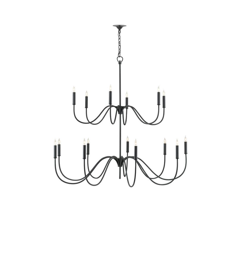 Currey & Company - 9000-0655 - Tirrell 58" Chandelier by Currey & Company - Image 3