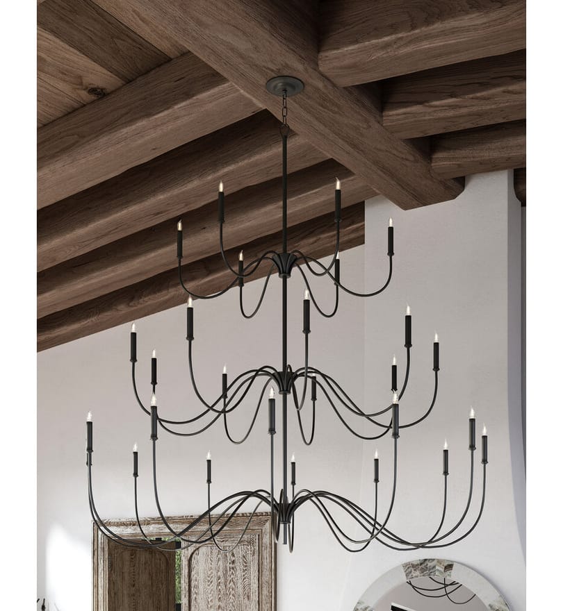 Currey & Company - 9000-0655 - Tirrell 58" Chandelier by Currey & Company - Image 2