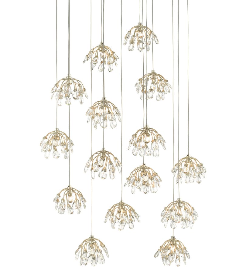 Currey & Company - 9000-0670 - Crystal Bud 21" Pendant by Currey & Company