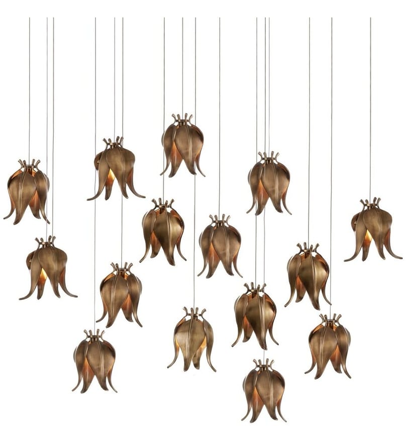 Currey & Company - 9000-1023 - Iota 52.5" Chandelier by Currey & Company