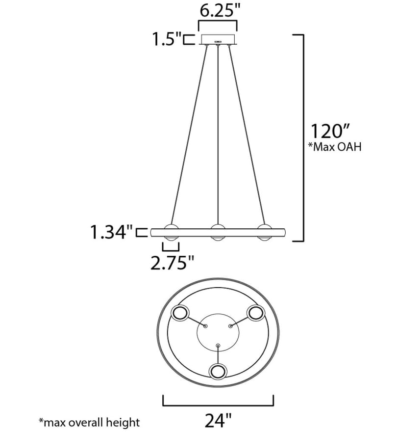 ET2 - Nodes 24" Pendant by ET2 - Image 4