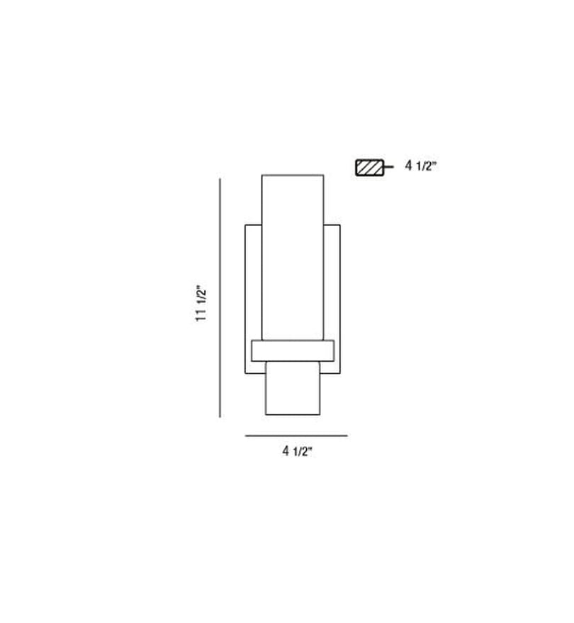 Eurofase - Pillar 11.5" Wall Sconce by Eurofase - Image 2