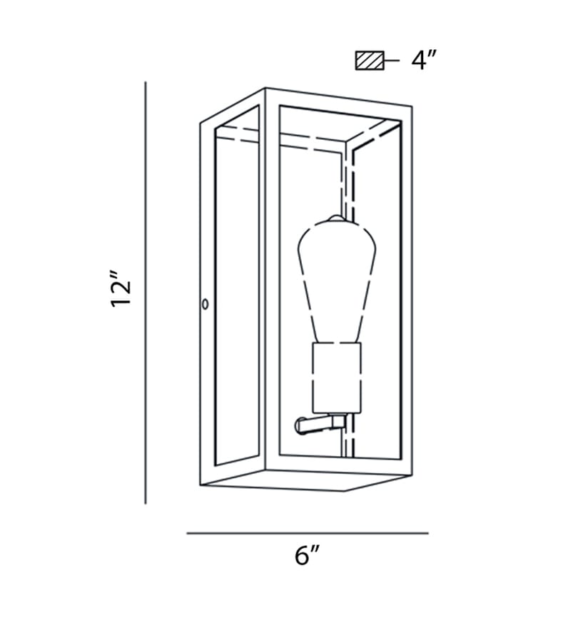 Eurofase - 25602-012 - Retto 12" Outdoor Wall Sconce by Eurofase - Image 2