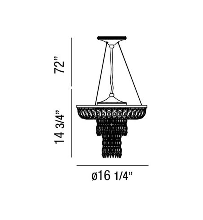 Eurofase - 25649-017 - Rosalia 16.25" Pendant by Eurofase - Image 2