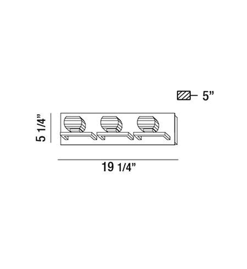 Eurofase - 26357-010 - Casa 19.25" Bath Vanity Light by Eurofase - Image 2