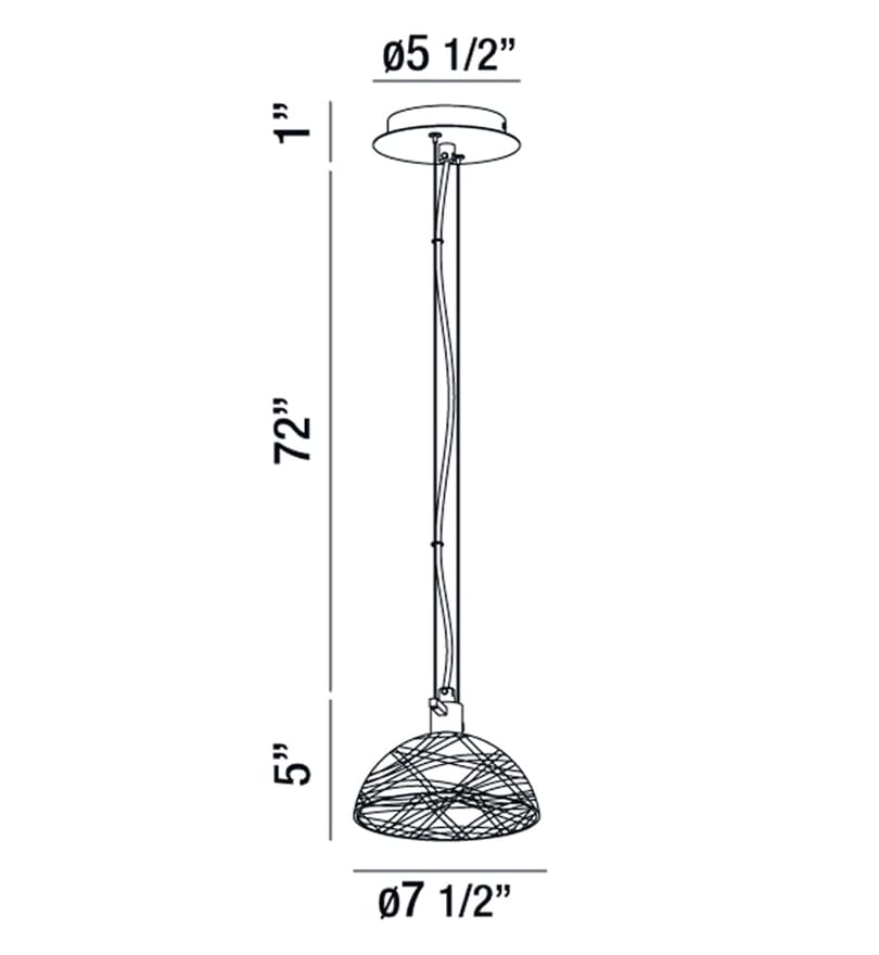 Eurofase - 28136-019 - Caramico 7.5" Pendant by Eurofase - Image 2