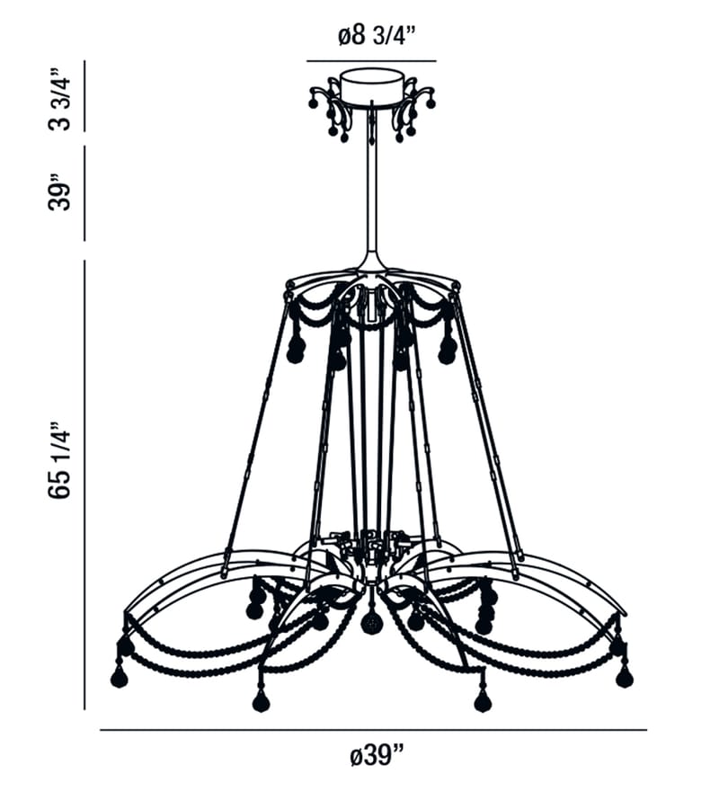 Eurofase - 28145-011 - Gambari 39" Chandelier by Eurofase - Image 5