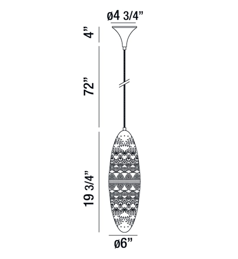 Eurofase - 28379-011 - Lozzo 6" Pendant by Eurofase - Image 2