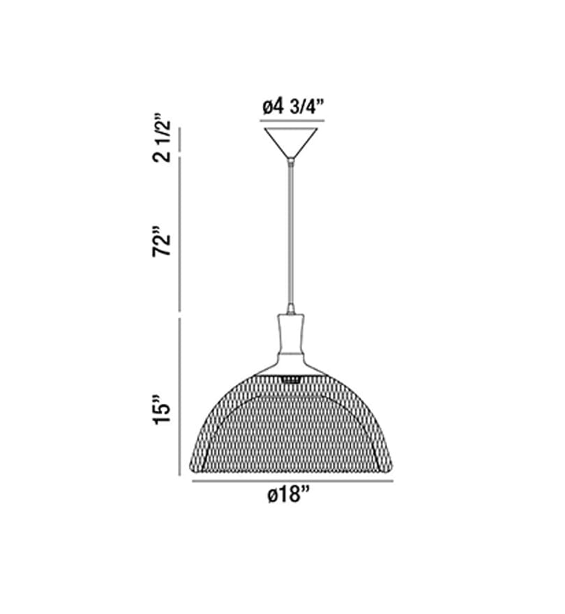 Eurofase - 30011-014 - Filo 18" Pendant by Eurofase - Image 2
