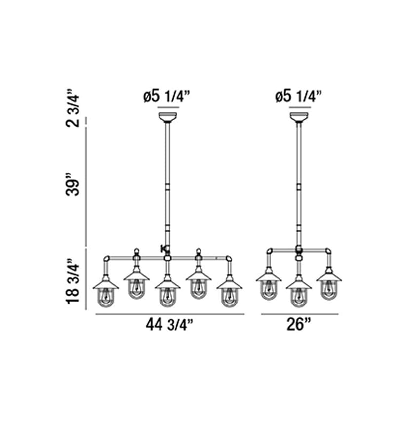 Eurofase - 30031-012 - Zinco 44.75" Chandelier by Eurofase - Image 2